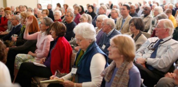 Students enjoy a course offering as part of the Osher Lifelong Learning Institute at Vanderbilt. (Vanderbilt University)