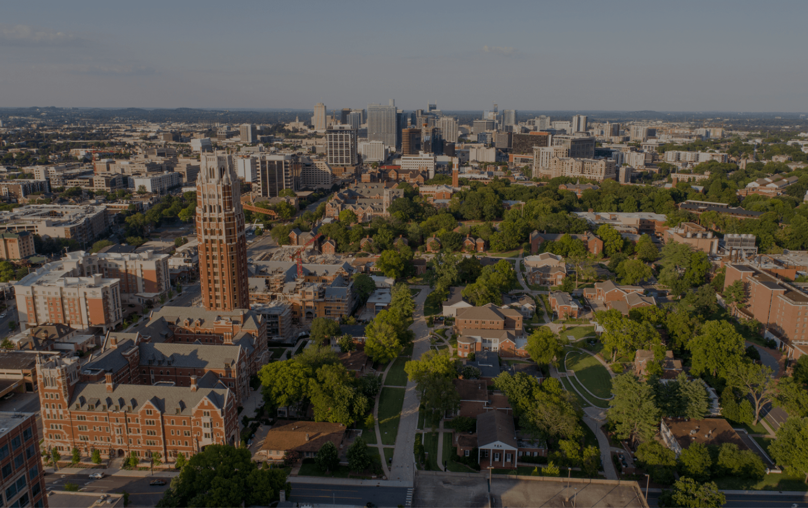 Aerial photo of Kirkland Hall