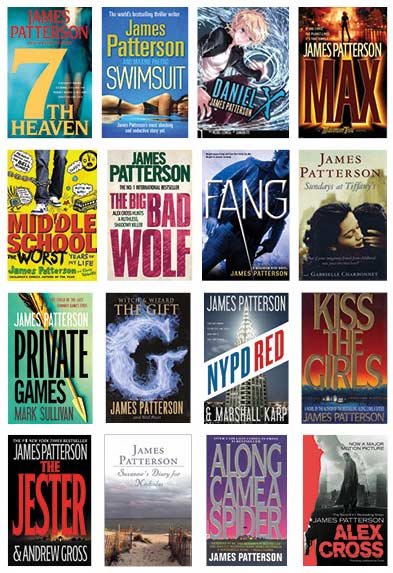 Although thrillers have been his bread and butter, worldwide best-seller James Patterson has written love stories, historical fiction, nonfiction, three different series of award-winning novels for young adults, and two books (so far) especially for middle-schoolers.