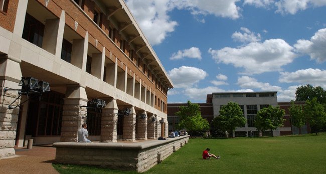 Wilson Hall and the adjacent Curry Field