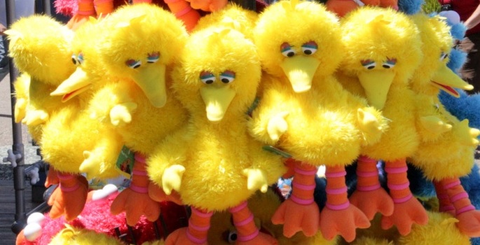 Big Bird dolls