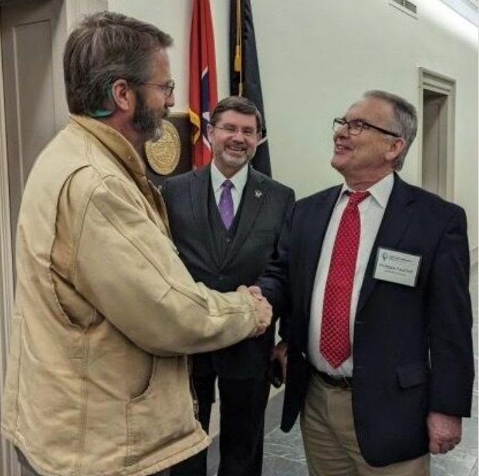 Vanderbilt Dean of the School of Engineering, Philippe Fauchet, meets with congressional delegation in DC