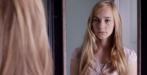 A scene from the book trailer for Kat Zhang's debut novel "What's Left of Me." (image courtesy of Mainstay Productions)