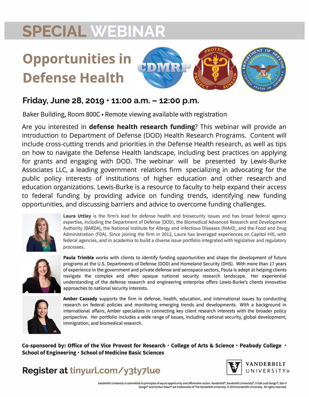 Webinar: Opportunities in Defense Health