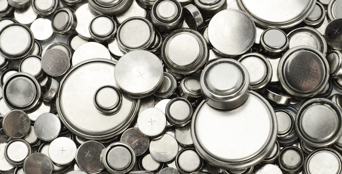 lithium batteries of various sizes