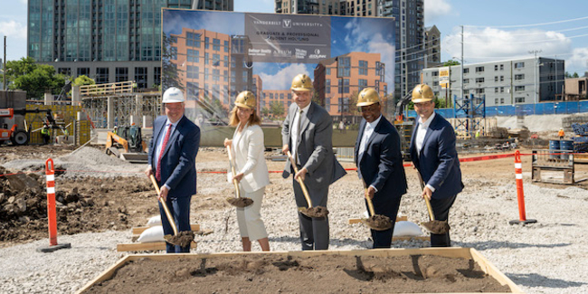 Ground breaking for the Graduate and Professional Student Building