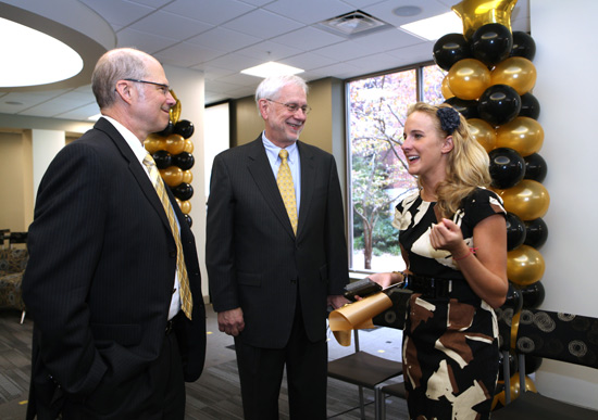 Rand_opening_Bandas_McCarty L-r: Mark Bandas, Richard McCarty and Maryclaire Manard (Anne Rayner/Vanderbilt)