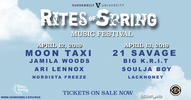 Rites of Spring 2019 lineup