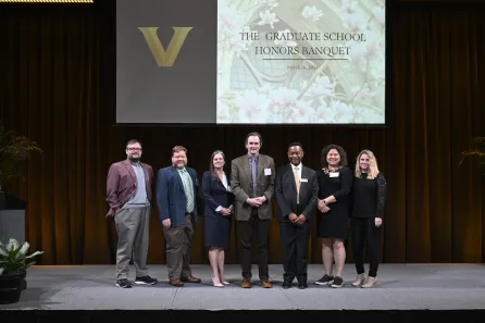 Vanderbilt Graduate School Honors Banquet at the Student Life Center Ballroom.