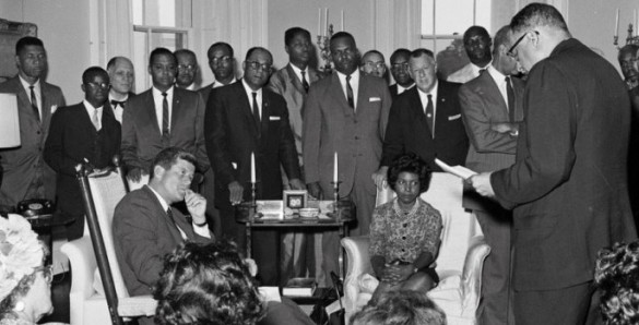 JFKNAACP JFK meets NAACP members in the White House