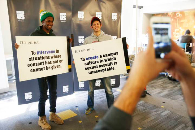 Vanderbilt students participate in the social media campaign to raise awareness of the national 