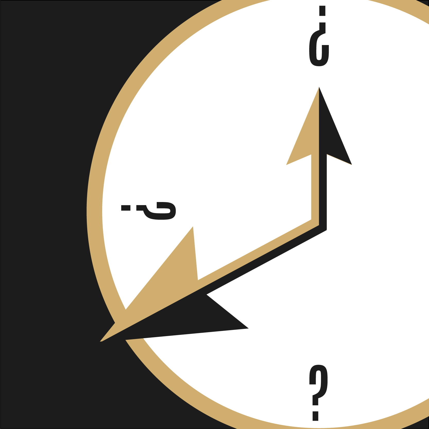 illustration of a clock with question marks | design by Liz Chagnon
