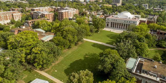 Peabody Lawn Transformation aerial