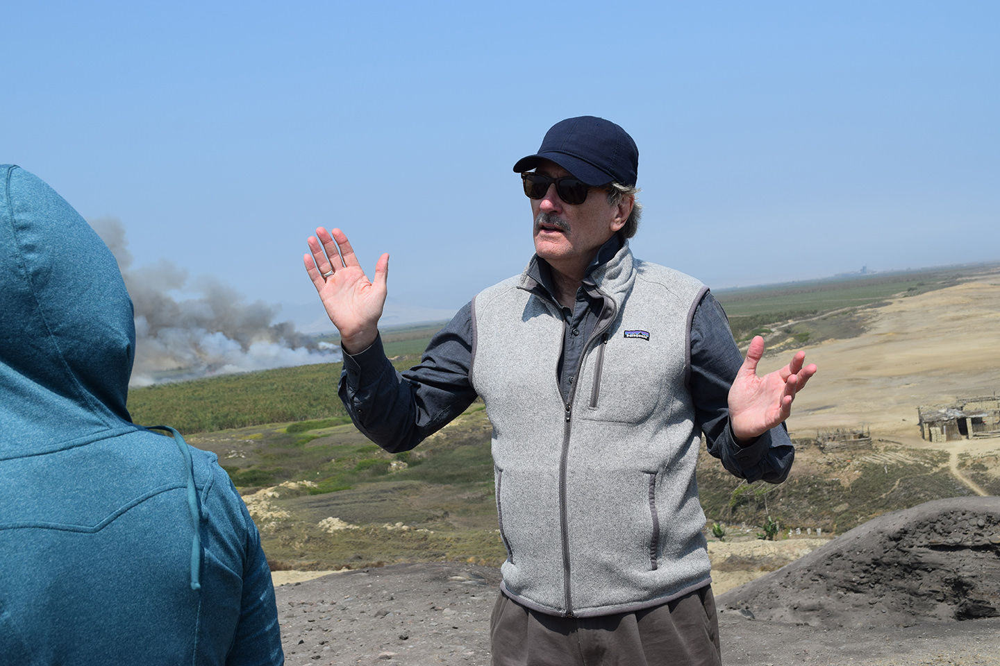 Professor Dillehay during a Vanderbilt Travel trip to Peru. Photo courtesy of Clair Cramer, JD’73