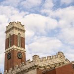 Kirkland Hall sky and clouds.(John Russell/Vanderbilt University)