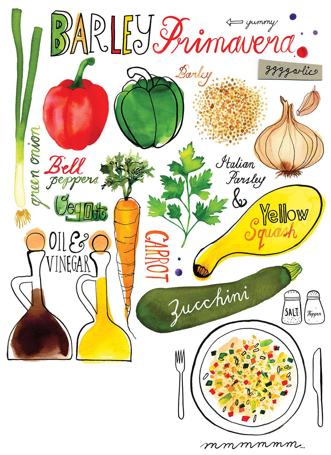 illustration of ingredients