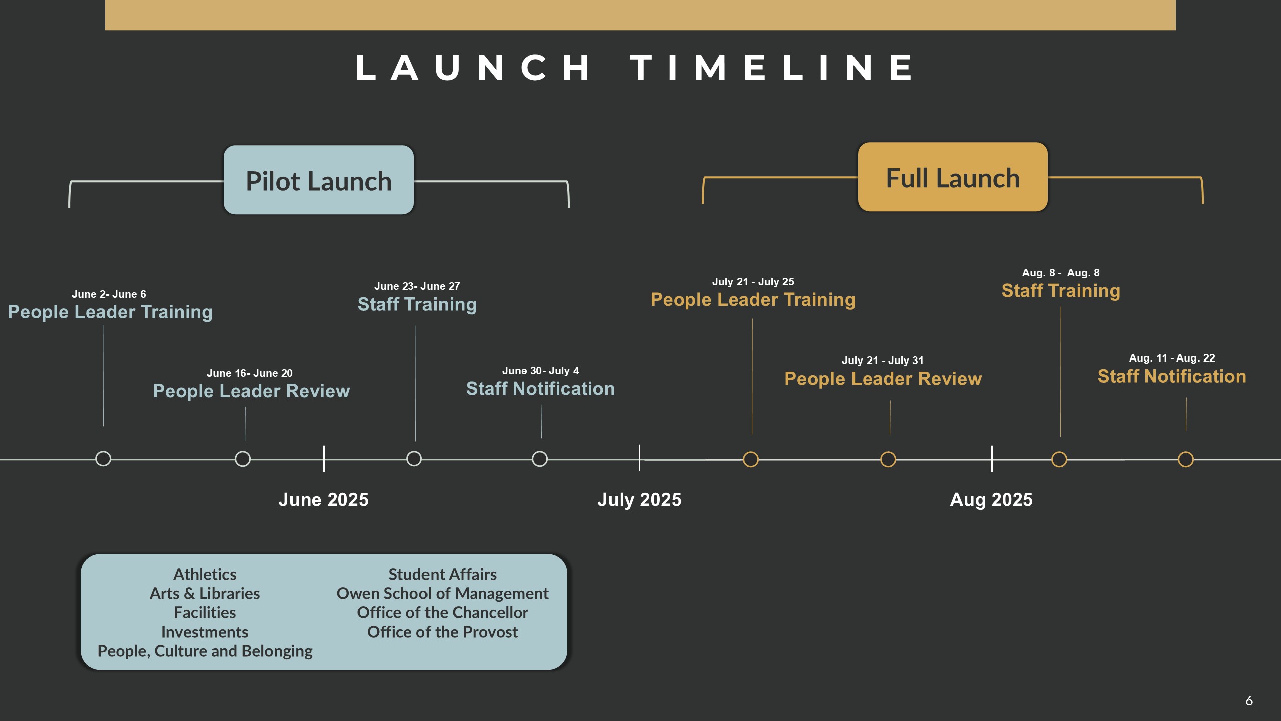 project timeline