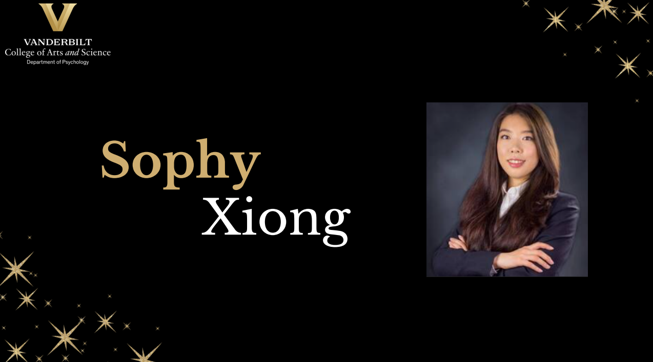 Yihan (Sophy) Xiong wins Vivien Casagrande Neuroscience Travel Award