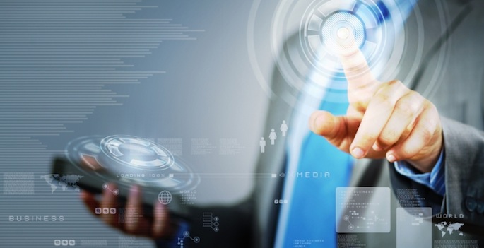 futuristic touchscreen concept