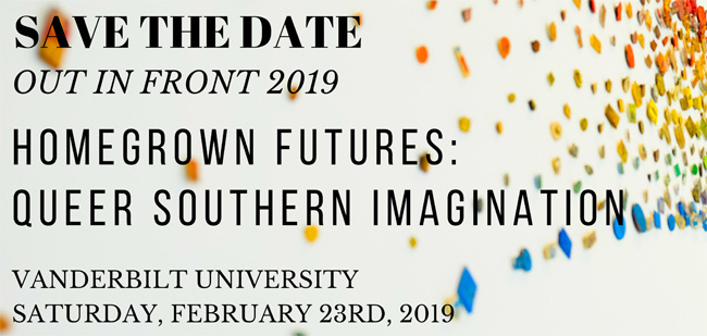 2019 Out in Front conference logo