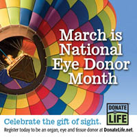 Eye Donor Month logo