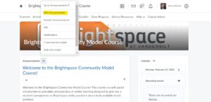 New Announcement on Homepage