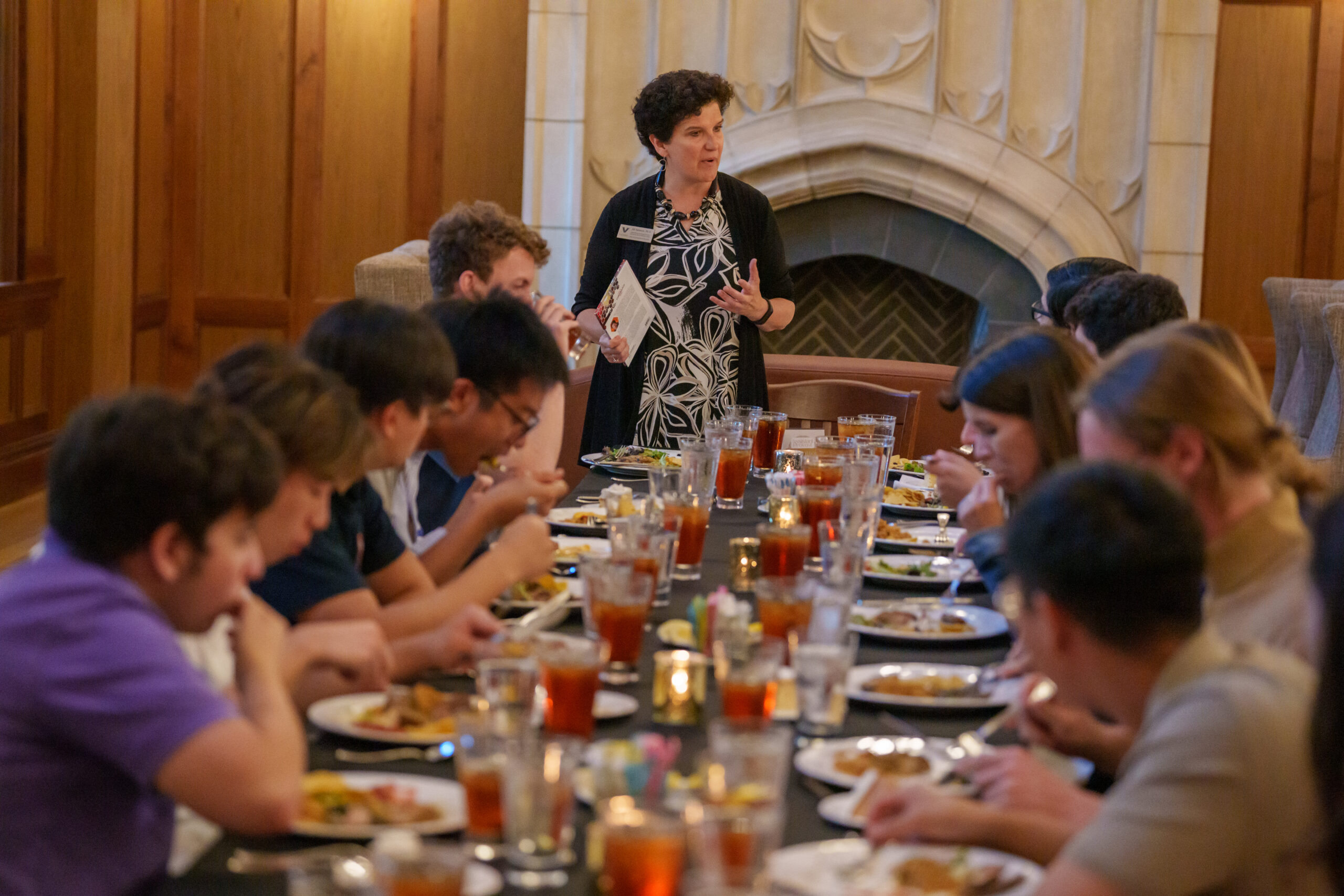 Assistant Provost Stratton at THRIVE dinner