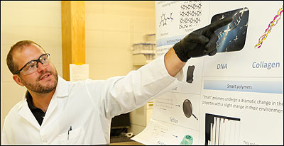 Craig Duvall in lab
