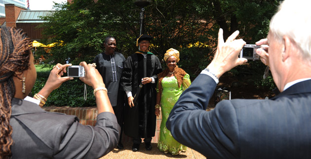 More than 20,000 graduates, guests and faculty are expected on campus May 10 for Commencement 2013. (Joe Howell/Vanderbilt)