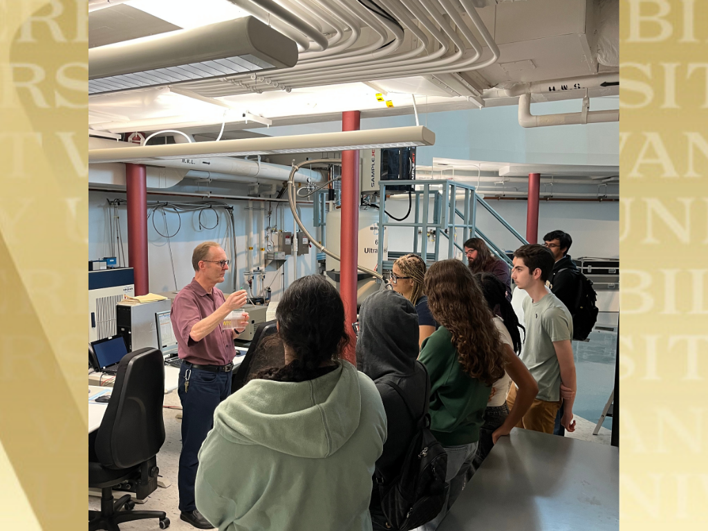 BioCoDE participants touring the Biomolecular Nuclear Magnetic Resonance Facility.
