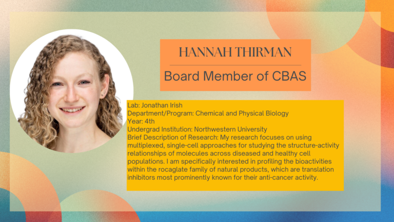 Hannah Thirman, Board Member of CBAS