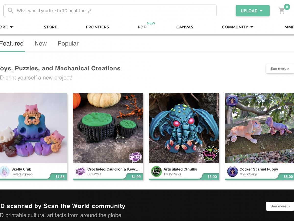MyMiniFactory Website