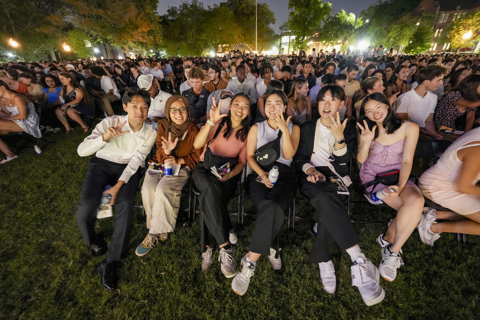 Students participate in Founders Walk