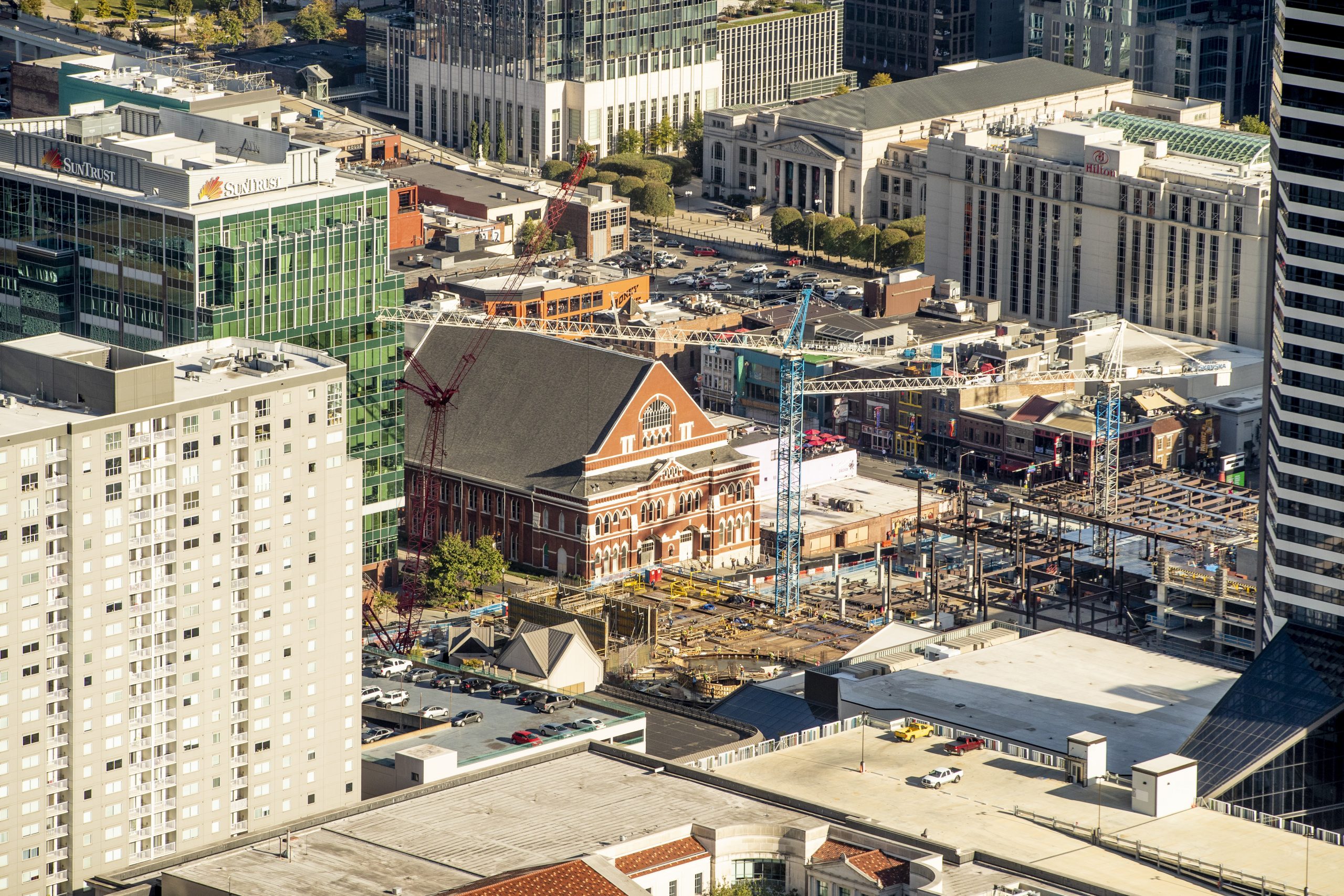 Aerial of the Ryman