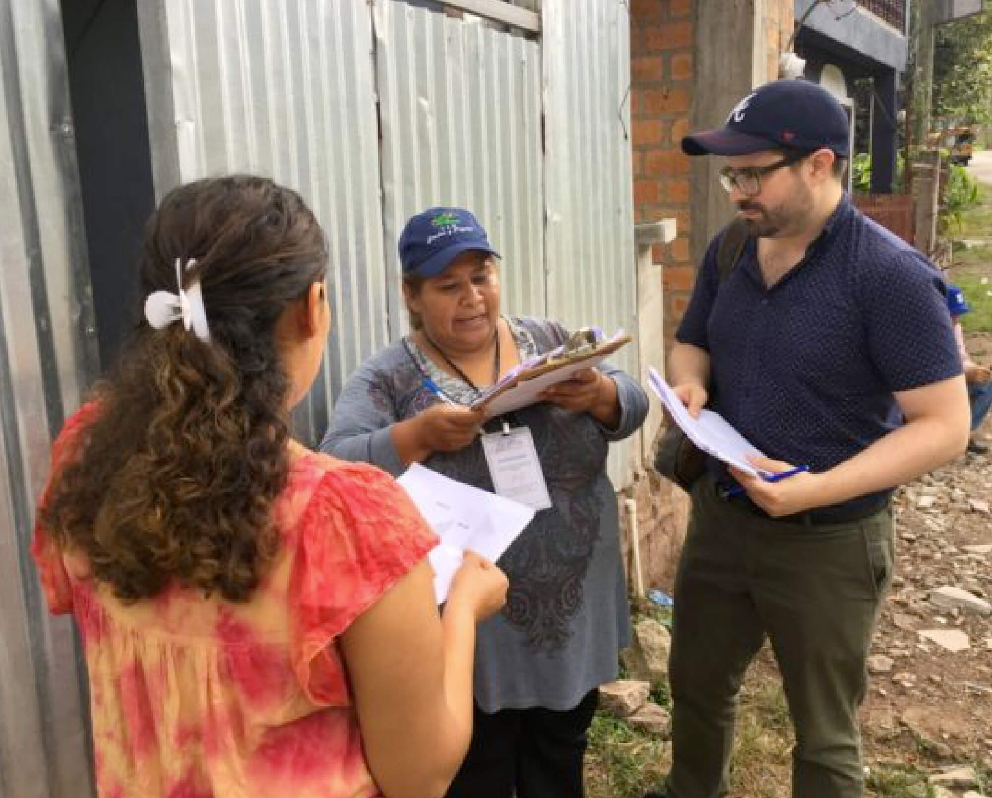 Vanderbilt public policy researchers perform interviews