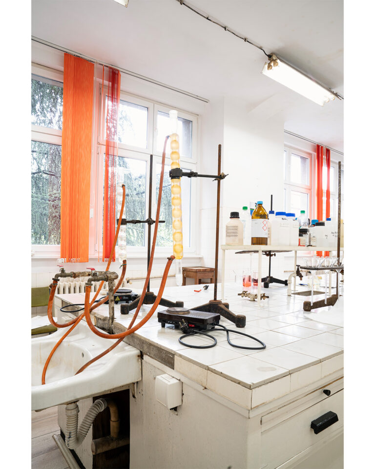 Caption: Interior shots of the Institute for Testing Materials in Belgrade, where the IMS system was developed. Photograph by Vesna Pavlović.