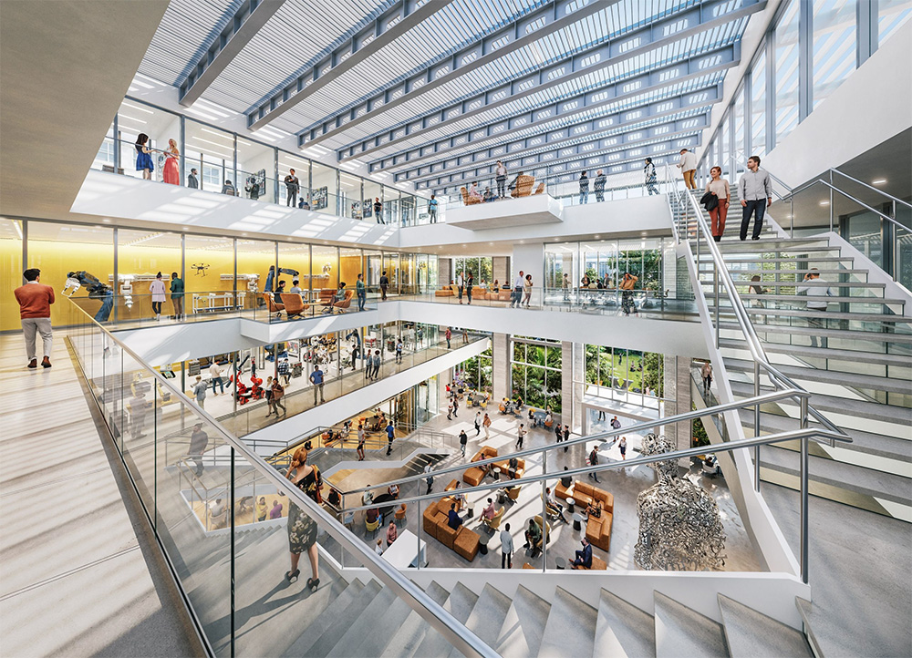Atrium at the Academic & Innovation Building