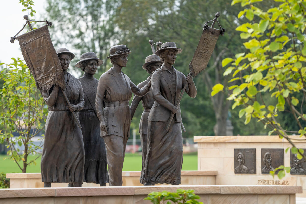 Tennessee Woman Suffrage Monument in Centennial Park