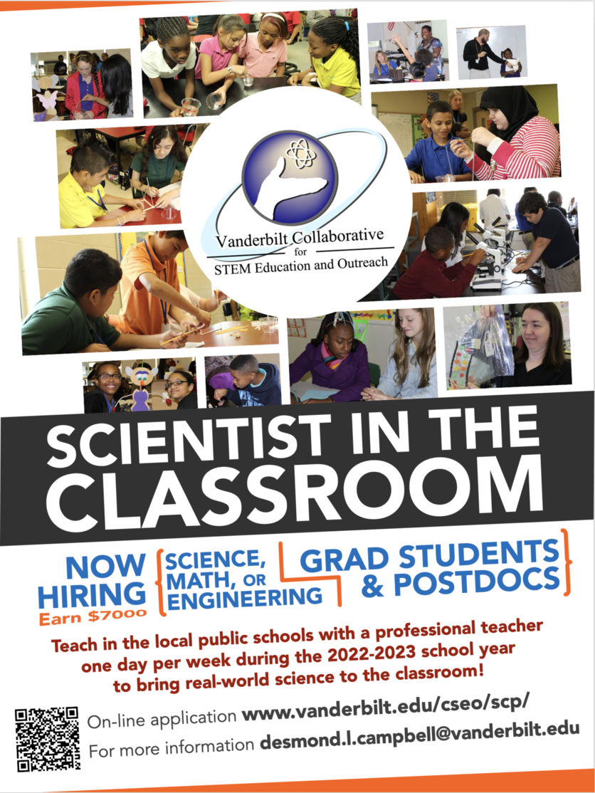 Scientist in the Classroom Poster