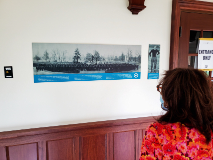 Archival photographs from Special Collections and University Archives are currently on display at E. Bronson Ingram College. (Brandon Hulette/Vanderbilt)
