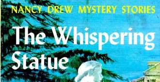detail of book title from Nancy Drew series
