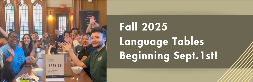 Language Tables Begin Sept.1st: View Fall 2025 Schedule