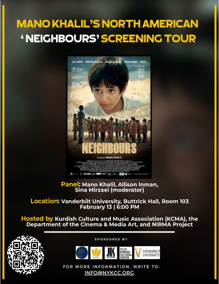Partner Event_ Mano Kahlil’s North American Screening Tour of the film ‘Neighbours’