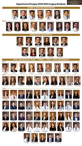 2025-2026 Surgery Residents Composite