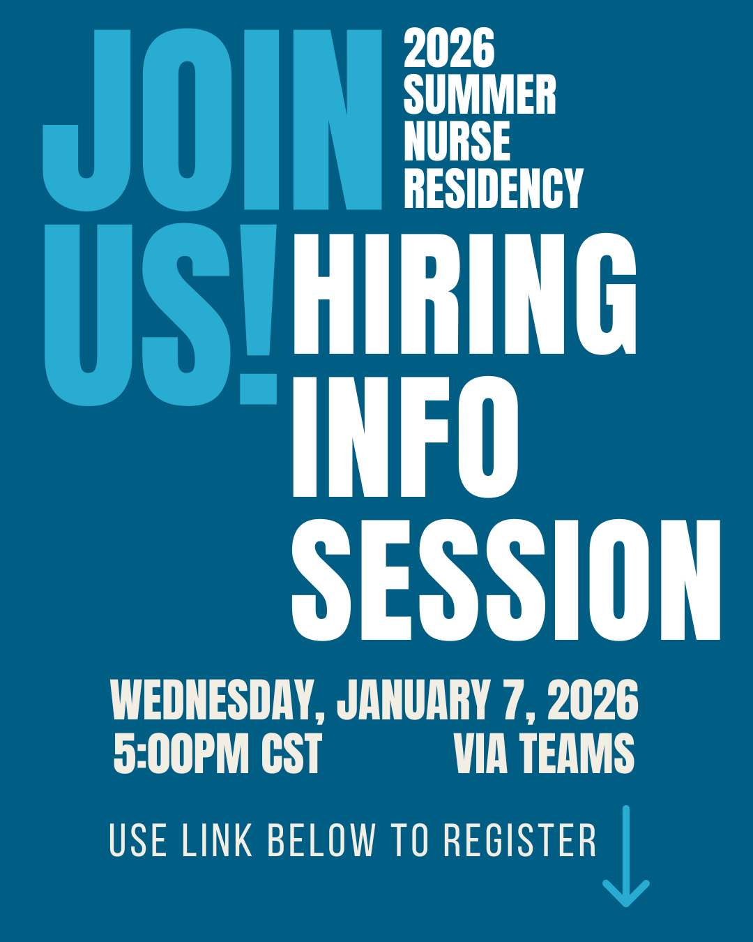 VUMC Nurse Residency Summer 2026 Hiring Information Session