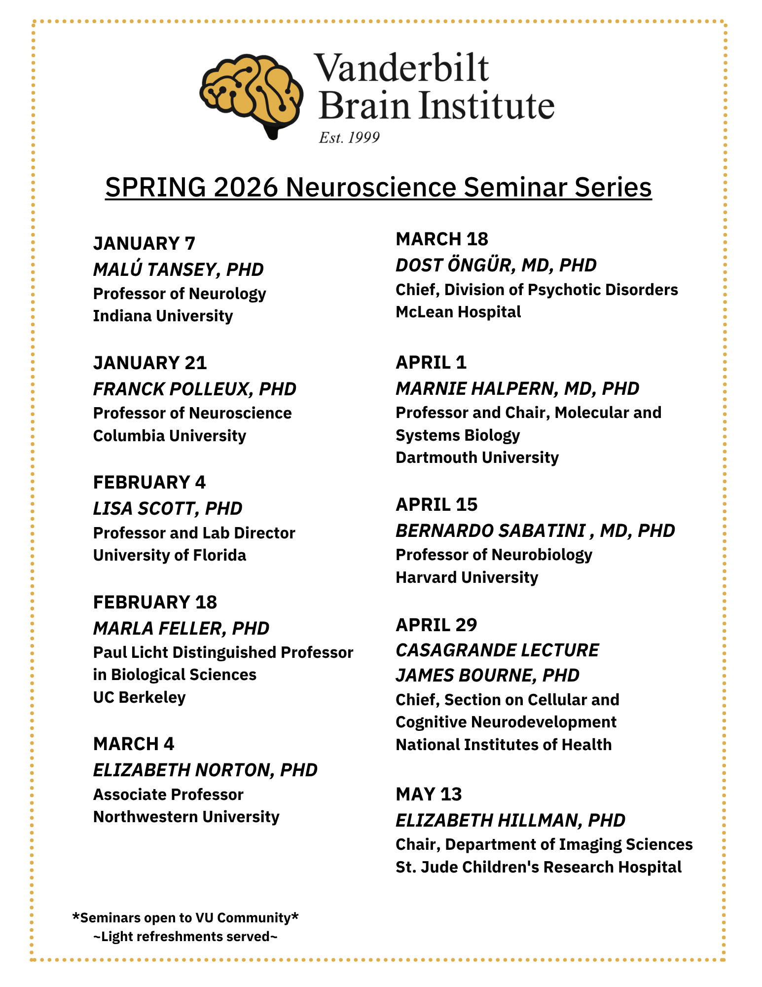 VBI Seminar Series 