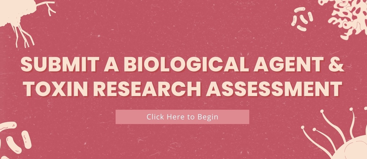 VUMC Biological Agent and Toxic Research Assessment 