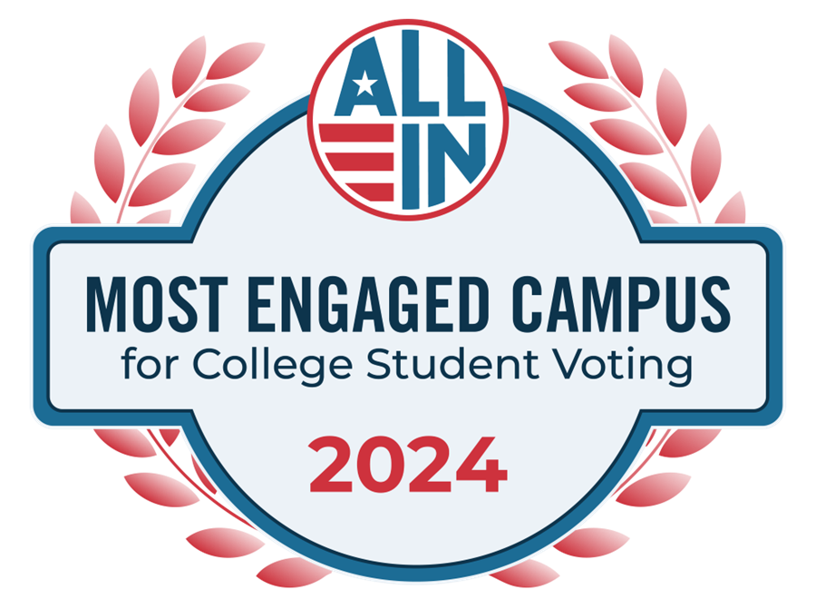 ALL IN Most Engaged Campus for College Student Voting 2024