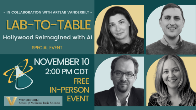 Lab-to-Table special event: ‘Hollywood Reimagined with AI,’ a film screening and discussion on Nov. 10