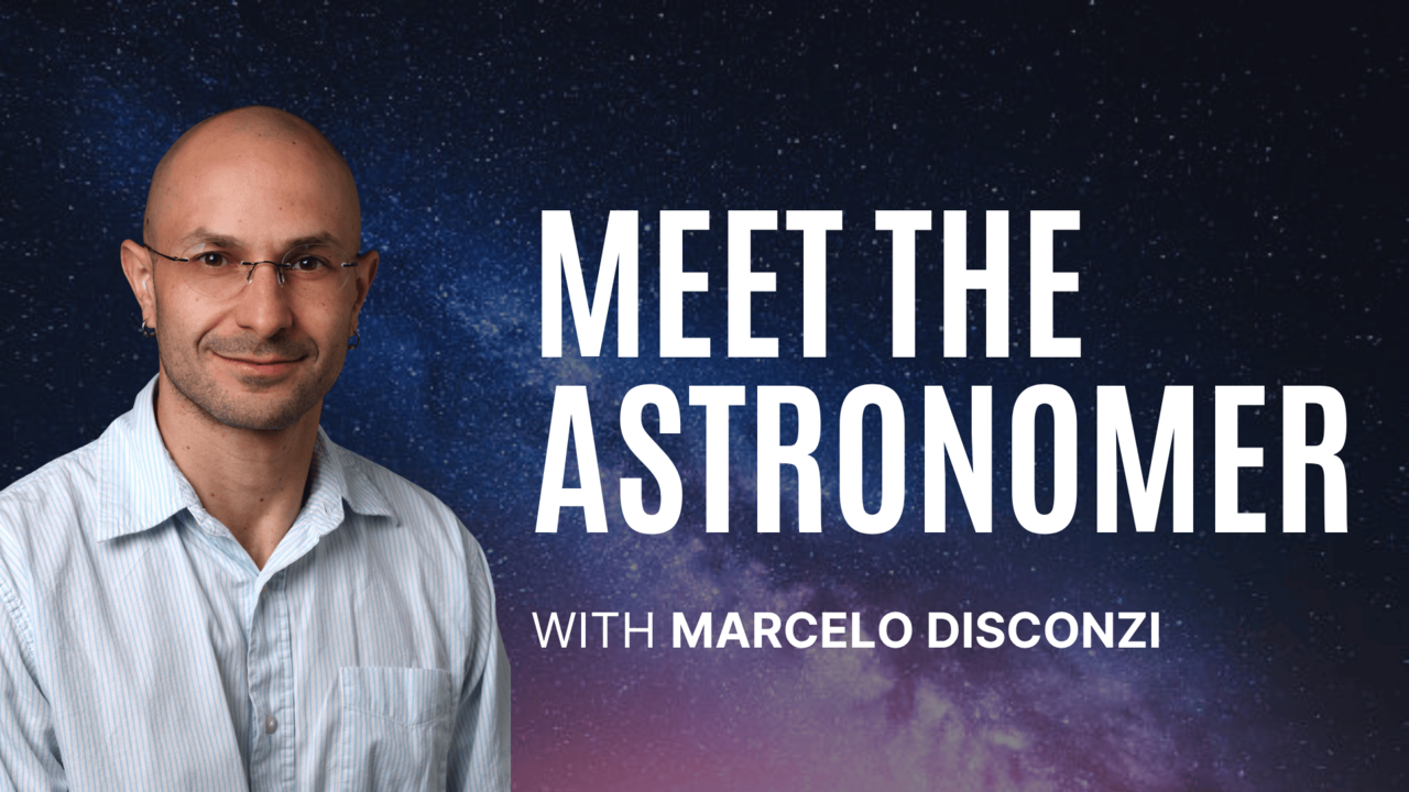 Meet the Astronomer with Marcelo Disconzi, headshot of Disconzi
